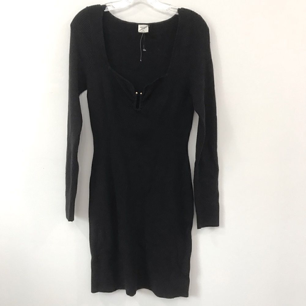 Abercrombie Black Sweater Dress NWOT XLT
